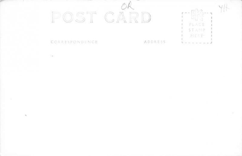 Fairy Falls real photo - Columbia River Highway, Oregon OR Postcard