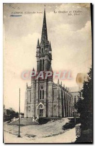 Postcard Old Paimpol (C N) The Bell Tower and the Church