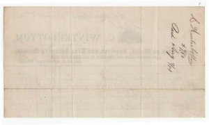 1874 Bhd. C. WINTERBOTTOM, Mfg. of Bands Used on Mules, Spoolers, Fall River, MA