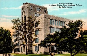 Illinois DeKalb Science Building Northern Illinois State Tachers College Curt...