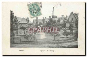 CARTE Postale Old Paris Cluny Square