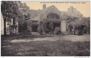 Whitelaw Reid's Boyhood Home, Cedarville, Ohio,  PU_1907