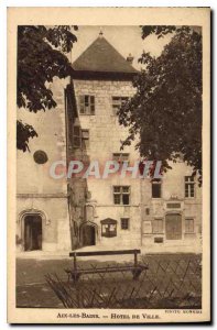 Old Postcard Aix les Bains Town Hall