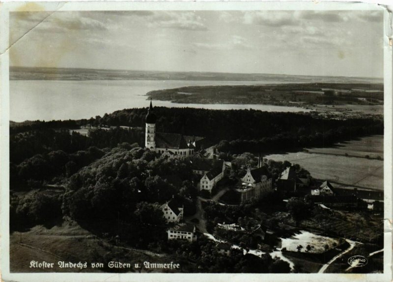 CPA AK Kloster Andechs von Suden u. Ammersee GERMANY (960320)