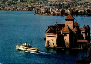 Switzerland Lac Leman Montreux Chateau Du Chillon