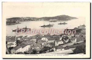 Old Postcard Villefranche-sur-mer and Cap Ferrat view Gnrale