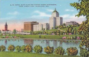 Wisconsin Milwaukee N W Depot Elks Club And Cudahy Tower Apartments From June...