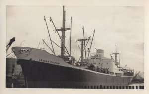 Aegean Dolphin Greek Cargo Ship Vintage Rare Photo