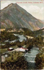 Cayoosh Creek Valley Lillooet BC c1911 Battle River Alta Split Ring Postcard H25