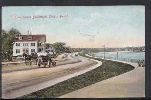 America Postcard - Lynn Shore Boulevard, King's Beach   C1112