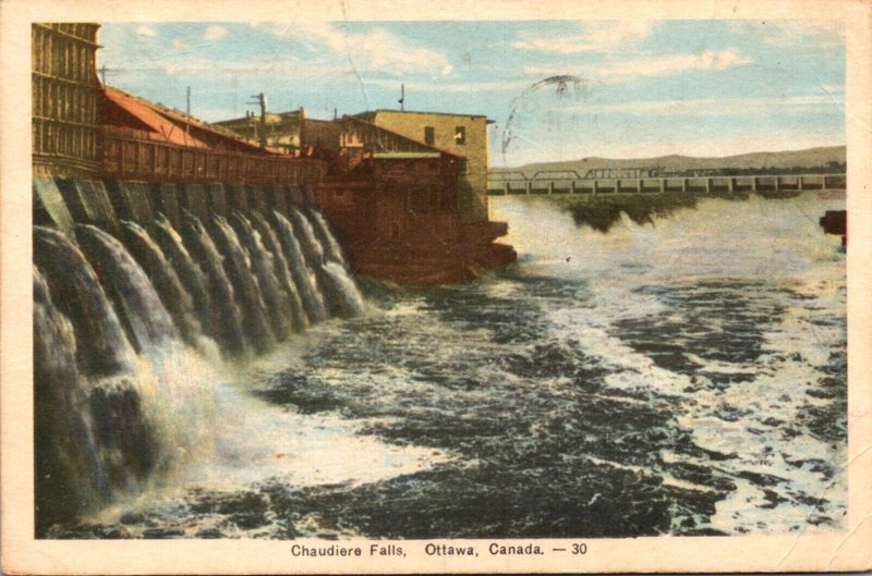 Canada Ottawa Chaudiere Falls 1947