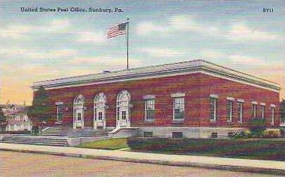 Pennsylvania Sunburry United States Post Office