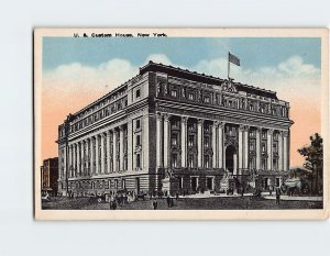 Postcard U. S. Custom House New York City New York USA