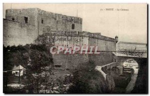 Brest Old Postcard The castle
