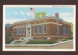 SHELBYVILLE KENTUCKY UNITED STATES POST OFFICE VINTAGE POSTCARD