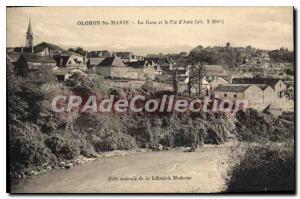 Postcard Old Oloron Ste Marie Le Gave And The Pic