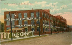Postcard C-1910 Factory Michigan Detroit Timken Detroit Axle company 23-12198