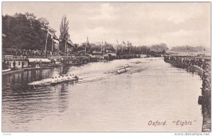 OXFORD, Oxfordshire, England, United Kingdom; Eights, Rowing Boats Competit...