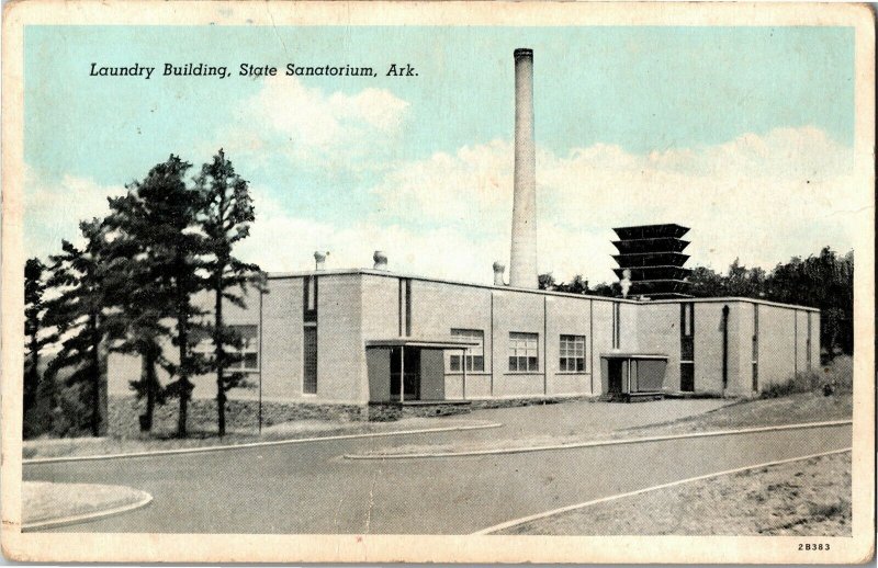 Laundry Building, State Sanatorium AR Vintage Postcard F15