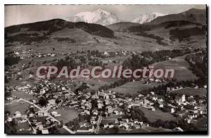 Postcard Old Town Megeve Mont Blanc