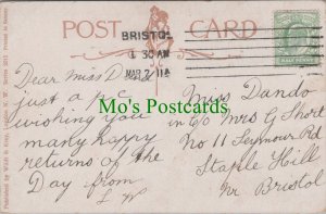 Genealogy Postcard - Dando / Short, 11 Seymour Road, Staple Hill, Bristol GL946