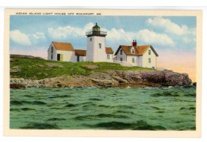 ME - Rockport. Indian Island Lighthouse