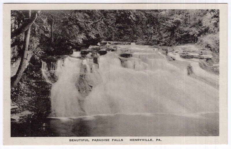 Henryville, Pa, Beautiful Paradise Falls