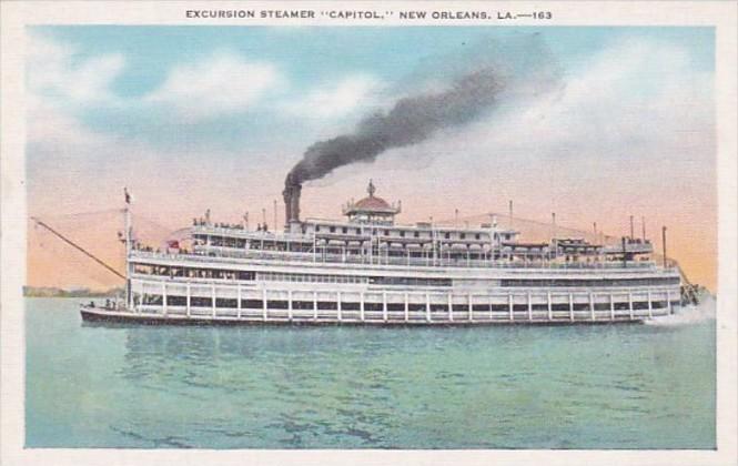 Louisiana New Orleans Excursion Steamer Capitol