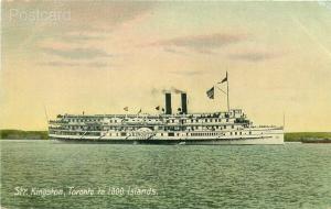 Steamer Kingston, Toronto to 1000 Islands