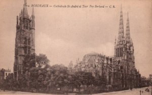 Cathedrale St Andre et Tour Pey-Berland,Bordeaux,France BIN