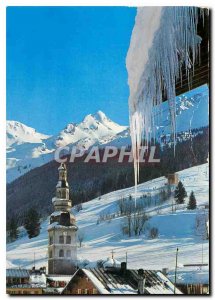 Modern Postcard La Clusaz Haute Savoie Winter Sports