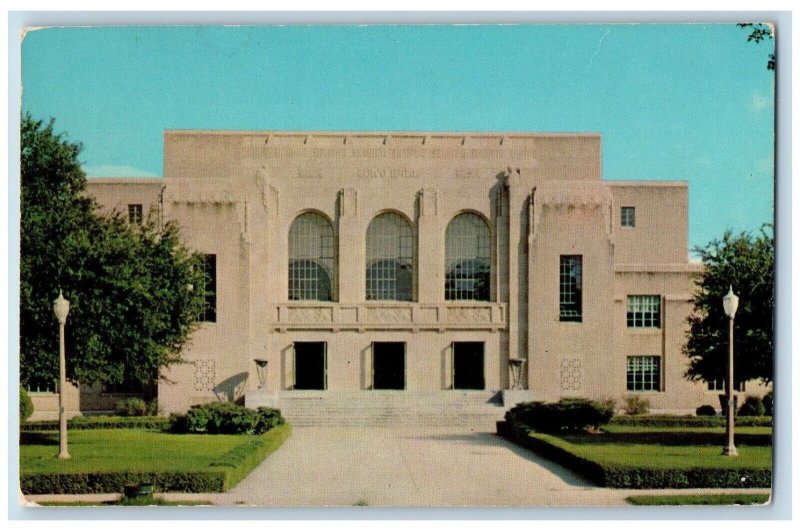 Waco Texas TX Postcard Waco Hall Baylor University Exterior View Building c1960