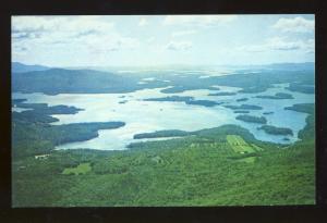 Squam Lake, New Hampshire/NH Postcard, Aerial View Of Lake