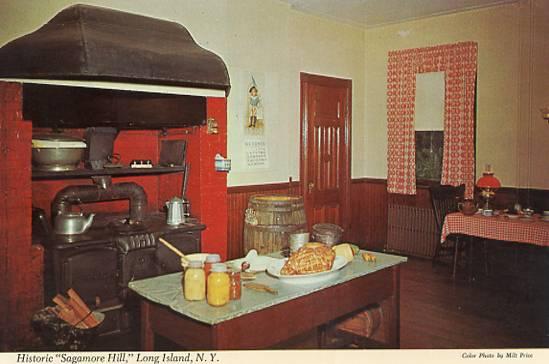 NY - Long Island, Oyster Bay. Sagamore Hill - Kitchen