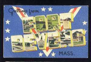 Fort Devens, Ayer, MA/Mass/Massachusetts Postcard, Greetings Multi-View