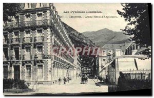 Old Postcard Cauterets Grand Hotel d & # 39Angleterre