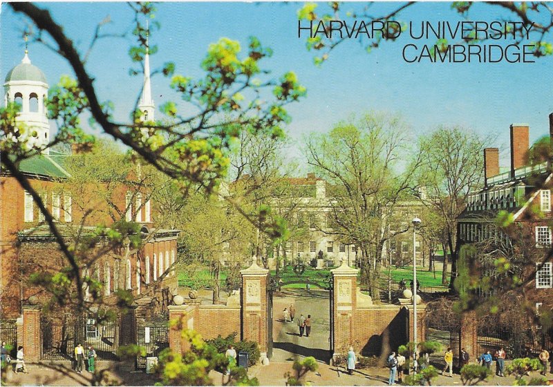 Harvard University Cambridge Massachusetts  4 by 6