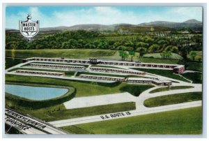 c1930 Holiday Motor Hotel Mechanicsburg Harrisburg Pennsylvania Vintage Postcard