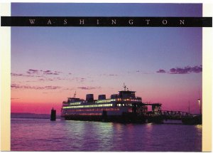 US Unused. Washington State Ferry - Beautiful.