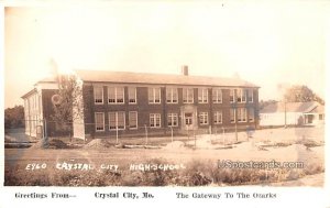Crystal City High School - Missouri MO Postcard