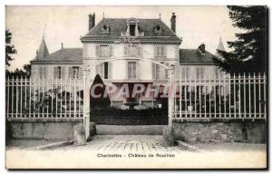 Old Postcard Chartrettes Chateau de Rouillon