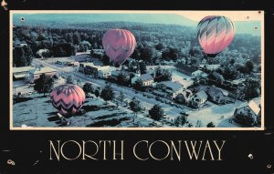 Postcard Balloons Over The Village Of North Conway New Hampshire Bromley & Co.