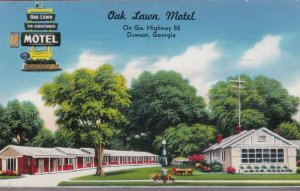 Georgia Dawson Oak Lawn Motel Ga Highway 55 1957 sk2819
