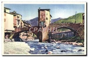Postcard Old Sospel The Old Bridge