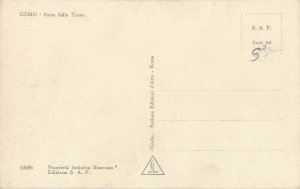 Italy Como porta della torre photographic postcard