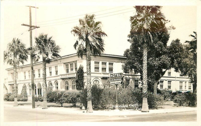 Postcard RPPC California Pittsburgh Contra Costa Hotel Los Medanos 22-14122