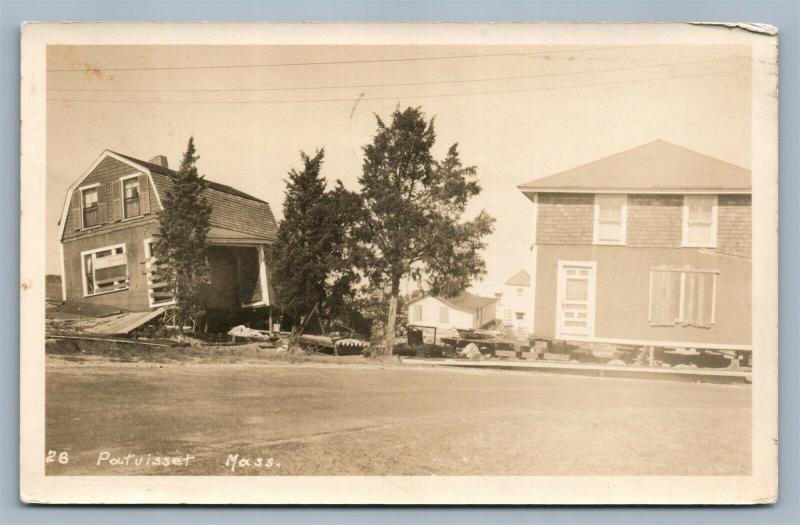 PATUISSET MA 1940 VINTAGE REAL PHOTO POSTCARD RPPC 