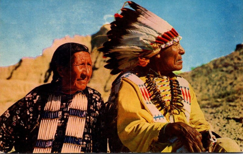 Indian Chief aand Squaw 1960