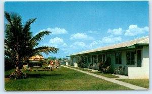 PALM BEACH SHORES, Florida FL ~ Roadside EDGEWATER MOTEL c1960s  Postcard