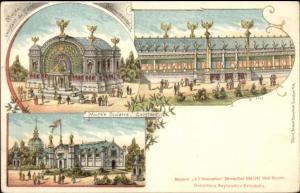 1897 Exposition? Bruxelles Belgium Multi-View Musee Scolaire Existant PC